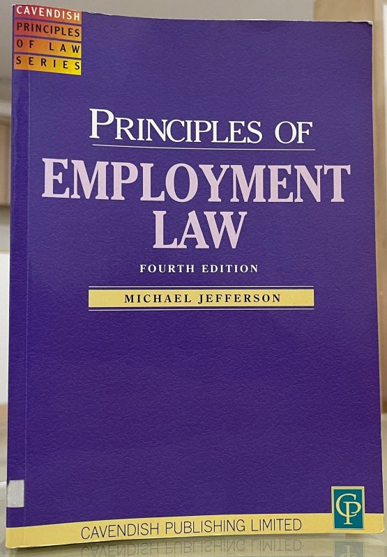 Buku Principles of Employment Law (4th Edition)